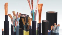 Rubber sheathed cable